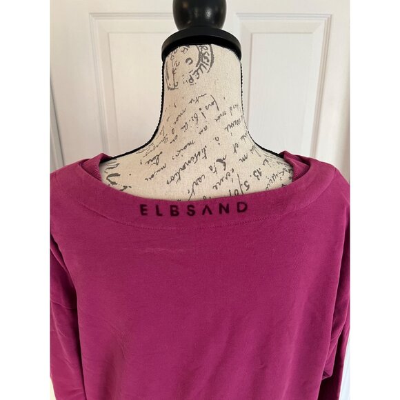 Elbsand Damen Sweatshirt ESFinnia Pink Activewear Pullover Sweater Jumper Lila L - Picture 6 of 11